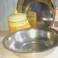 دو عدد سینی و کاسه