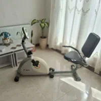 دوچرخه ثابت ورزشی مبله درحدنونو برندسمپل تایوانی|تجهیزات ورزشی|تهران, چیتگر جنوبی|دیوار