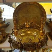 ldawuo ساخت منقل برنجی سماوری مسی|کلکسیون اشیاء عتیقه|اصفهان, دستگرده|دیوار