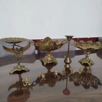 تعدادی ظروف برنزی|مجسمه، تندیس، ماکت|مراغه, |دیوار