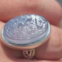 کبود یمنی خط استاد مطهر و رکاب استاد اسداللهی