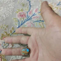 انگشتر فیروزه نیشابور دور طلایی
