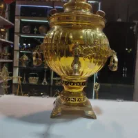 سماور ذغالی برنزی ۶ لیتری