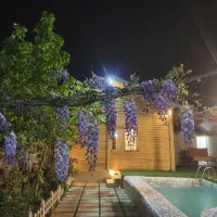 ویلا استخردار  جکوزی دارهمراه باگرمایش فول امکانات