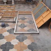 درب فلزی همراه با جای کولر