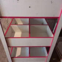 قفسه چوبی  ام دی اف در حد نو