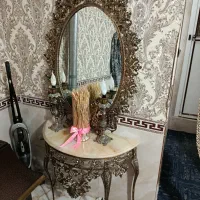 آینه شمعدان برنجی