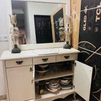 آیینه و کنسول|بوفه، ویترین، کنسول|رشت, استقامت ۱|دیوار