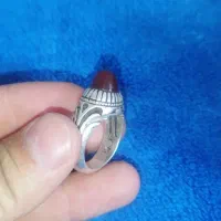 انگشتر دست ساز مهر تبریز طرح محمدی