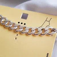 پابند زنجیری تکی کارتیر مدل نقره ای|بدلیجات|سنندج, |دیوار