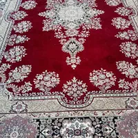 یک جفت فرش۱۲متری زرشکی و مبل هشت نفره