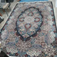 فرش ۶ متری ارکیده سرمه ای سه تخته حراج ۵۵۰۰