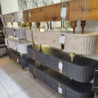 میز تلویزیون فایبر شیشه خور زرکالا|میز تلویزیون|یاسوج, |دیوار