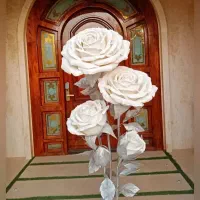 گل های بزرگ|گل مصنوعی|رشت, فلسطین|دیوار