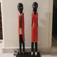 مجسمه چوبی بزرگ  نایاب کار دست استاد