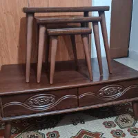 فروش مبل ۷ نفره با جلو مبلی و عسلی|مبلمان خانگی و میز عسلی|فیروزآباد (فارس), |دیوار