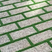 نوار چمن بین سنگی|گل مصنوعی|فردیس, قریشی|دیوار