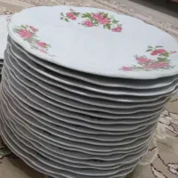 چینی گل قرمز قدیمی مارک چین