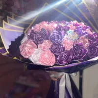 گل ربانی بزرگ زیبا|گل مصنوعی|سیاخ دارنگون, |دیوار