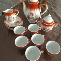 سرویس قهوه خوری ژاپنی قدیمی