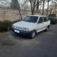 پراید سفید مدل ۸۶ دوگانه کارخونه سالم