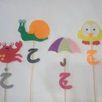 الفبا نمدی|صنایع دستی و سایر لوازم تزئینی|سبزوار, زینبیه|دیوار