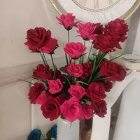 گل رز مخمل جیر|گل مصنوعی|کرمانشاه, |دیوار
