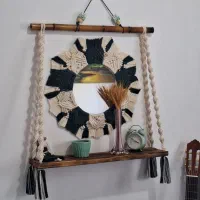 انواع کارمکرومه|صنایع دستی و سایر لوازم تزئینی|پیربازار, |دیوار