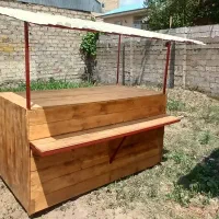 رب شیشه ای ۲کیلویی انصار و۲ عدد  چتر سایبان وگاری