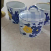 ظرف و ظروف گل ابی    خا   ستا    رم|ظروف سرو و پذیرایی|زنجان, |دیوار