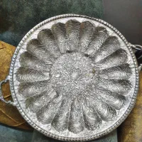 جامیوه مسی قدیمی طرح دار