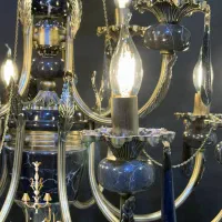 لوستر شاخه سنگی عالجناب|لوستر و چراغ آویز|مشهد, استاد یوسفی (شهرک غرب)|دیوار