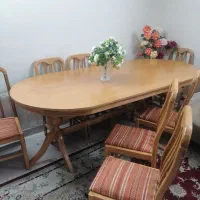 میز ناهار خوری 8 نفره با صندلی