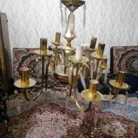 2عددلوسترطلای بدلیل تغیرخانه میفروشم|لوستر و چراغ آویز|کرمانشاه, |دیوار