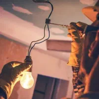 برقکار ، نصاب لوستر ، هالوژن ، سیم کشی ، اتصالی