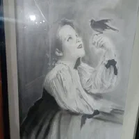 تابلو نقاشی دختر