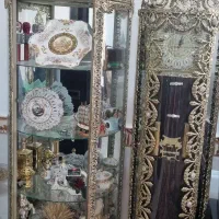 ساعت بوفه اینه شمعدان تمیز