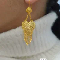 گوشواره های کشمیری نقره با آبکاری طلا|جواهرات|ایرانشهر, |دیوار