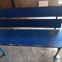 نیمکت چوب و اهن