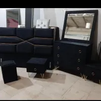 تخت دونفره نوارطلایی شیک مقاوم|تخت و سرویس خواب|تنکابن, |دیوار