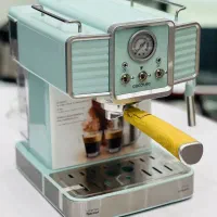 اسپرسو ساز خانگی cecotec رنگ سبز درحد نو