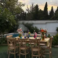 اجاره میز و صندلی (روستیک،فلکسی،شیواری)
