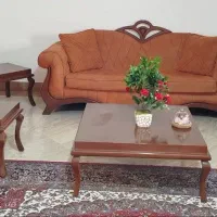 مبل۸نفره کلاسیک وعسلی و میزناهار خوری ۶نفره|مبلمان خانگی و میز عسلی|تهران, قاسم‌آباد|دیوار