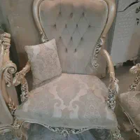 مبل استیل به همراه میز نهارخوری چوب راش واقعی|مبلمان خانگی و میز عسلی|تهران, مجیدیه|دیوار