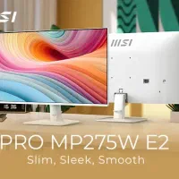 مانیتور 27 اینچ MSI مدل mp275w e2 سفید