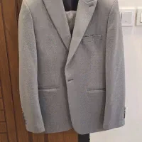 کت وشلوار طوسی خوش دوخت سایز ۵۰