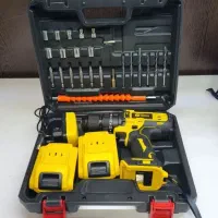 دریل شارژی چکشی 18 ولت سه نظام فلزی صنعتی ادون