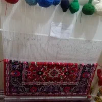 فرش دستبافت طرح چهار چنگ، زر و نیم|فرش|ملایر, |دیوار