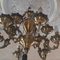 لوستر تمام برنز|لوستر و چراغ آویز|تهران, کوی بیمه|دیوار