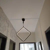 لوستر  چوبی و مدرن|لوستر و چراغ آویز|پردیس, فاز ۱|دیوار